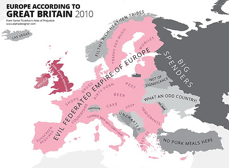 2010年のイギリス人によるヨーロッパ観